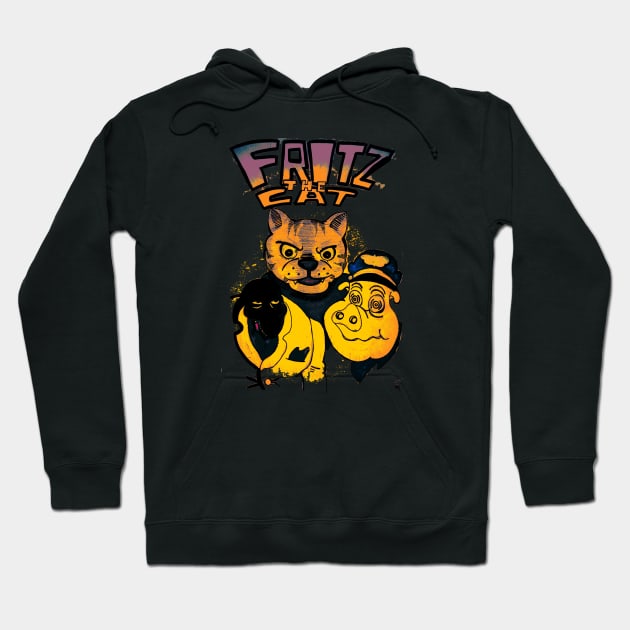 Fritz the Cat Hoodie by SimonTedder